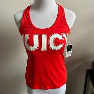 New women’s juicy couture juicy Leppard graphics sport tank.￼ size small